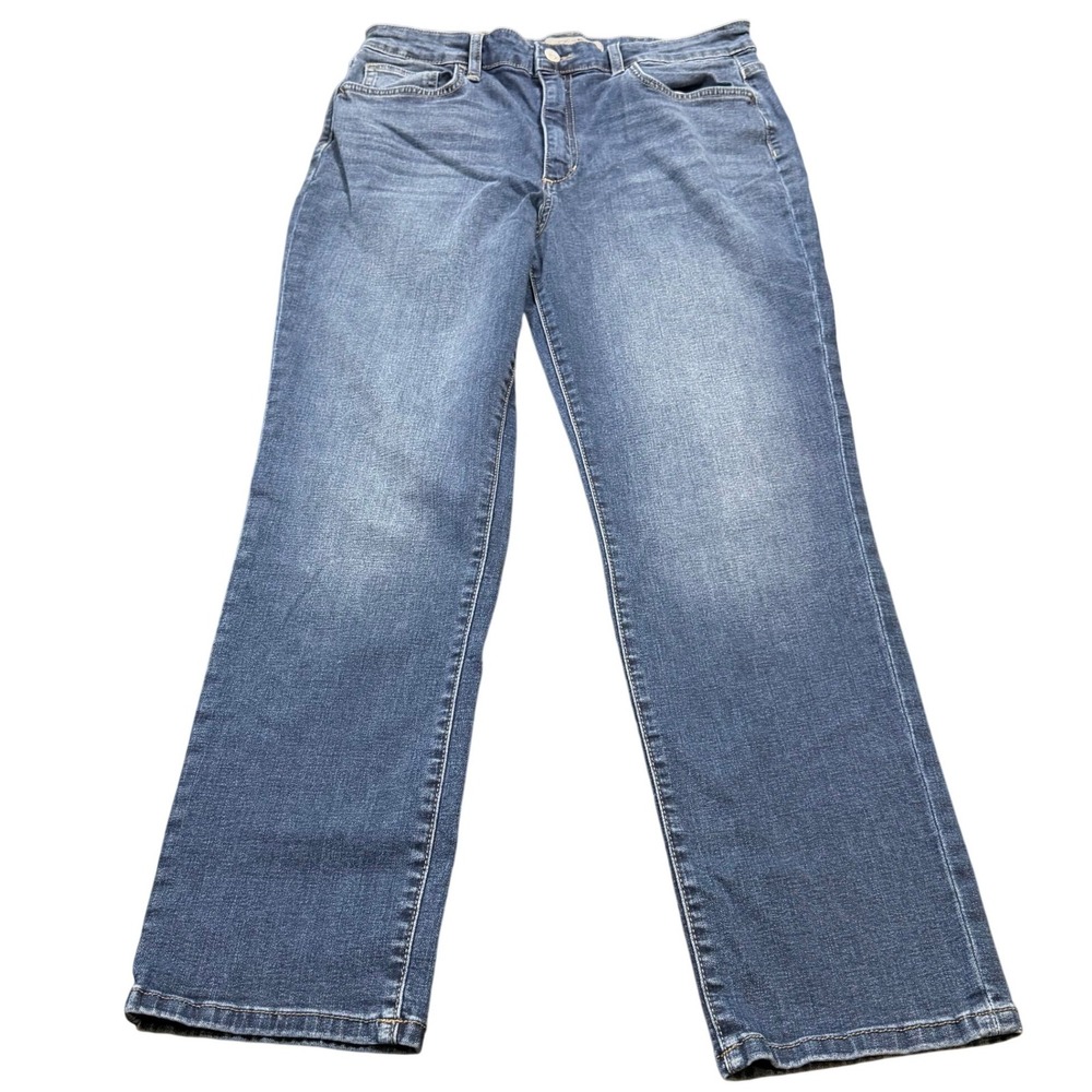 Joe's Jeans Straight Leg Women Blue Dark Wash Stretch Casual Classic 31 ($198)